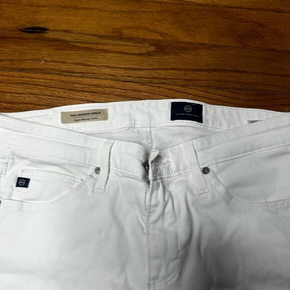 Adriano Goldschmied White Super Skinny Ankle Jeans – Women’s Denim - Picture 4 of 12